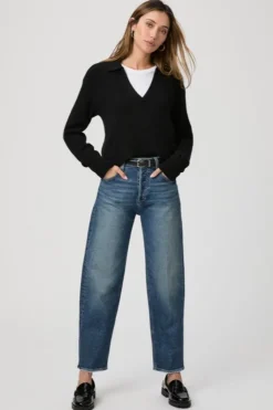 ALEXIS BARREL LEG JEAN (LOVEJOY DISTRESSED)