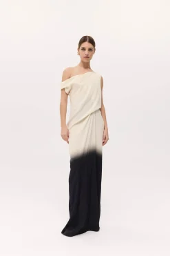 AMORY DRESS (IVORY & BLACK)