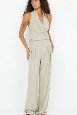 ANKA WRAP TOP (PUMICE)