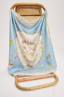 ANOUK SILK SCARF (BLUE)