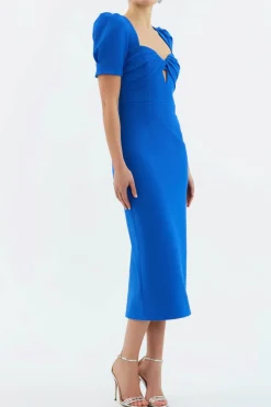 ANTONELLA MIDI DRESS (MARINE BLUE)