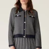 ASTORIA CREPE JACKET (NAVY)