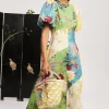 AVERY SPLICED MIDI DRESS (MULTI)