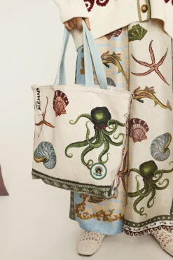 BATH HOUSE SHOPPER TOTE (MULTI)