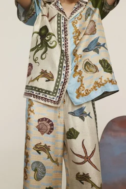 BATH HOUSE SILK PANT (MULTI)