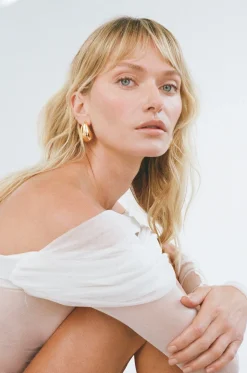 BLOB EARRINGS (18K GOLD VERMEIL)
