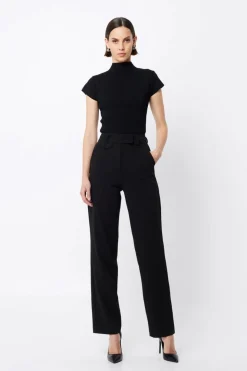 BOSTON STRAIGHT LEG PANT (BLACK)