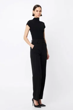BOSTON STRAIGHT LEG PANT (BLACK)