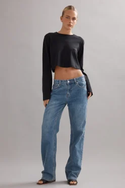 BOYFRIEND JEAN (DENIM GLITTER)