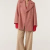 BRENAN COAT (RED TWILL)