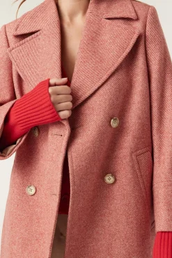 BRENAN COAT (RED TWILL)