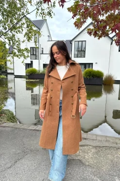 BRENTWOOD TRENCH COAT (BROWN)