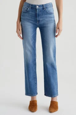 BRINLEY MID RISE STRAIGHT JEANS (IRIS)