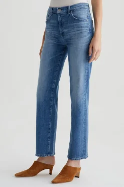 BRINLEY MID RISE STRAIGHT JEANS (IRIS)