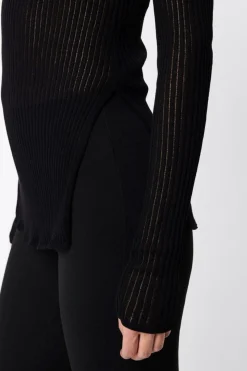 BRISTOL HIGH NECK TOP (BLACK)