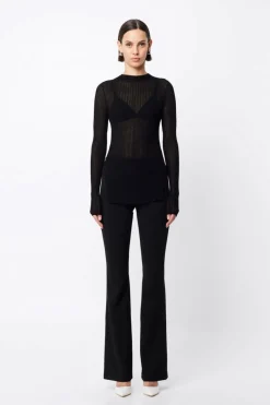 BRISTOL HIGH NECK TOP (BLACK)