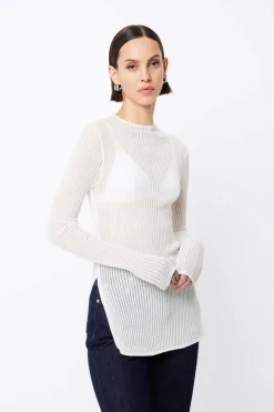 BRISTOL HIGH NECK TOP (WHITE)