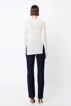 BRISTOL HIGH NECK TOP (WHITE)