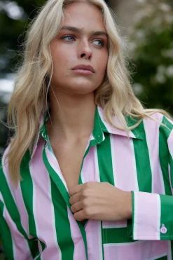 BUDDY SHIRT (BABY/FOREST STRIPE)
