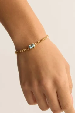 CALM YOUR SOUL TOPAZ BRACELET (18K GOLD VERMEIL)