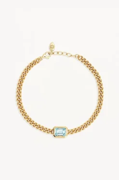 CALM YOUR SOUL TOPAZ BRACELET (18K GOLD VERMEIL)