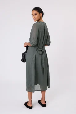 CANNES SHIRT DRESS (CYPRESS)