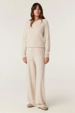 CASHMERE CREW JUMPER (OATMEAL)