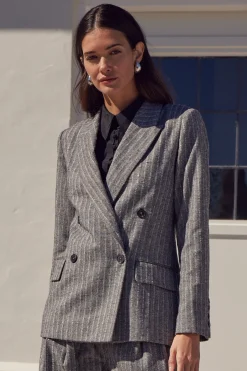 CATALYSIS JACKET (HERRINGBONE PINSTRIPE)