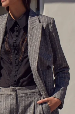 CATALYSIS JACKET (HERRINGBONE PINSTRIPE)