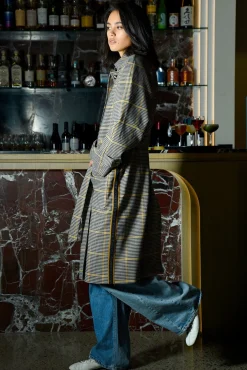COAT TRIP COAT (HOUNDSTOOTH)