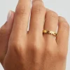 CONNECTED HEARTS RING (18K GOLD VERMEIL)
