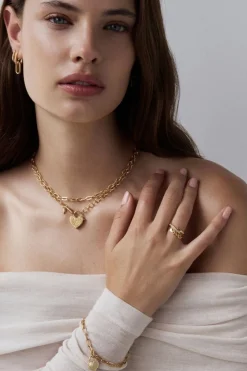 CONNECTED HEARTS RING (18K GOLD VERMEIL)
