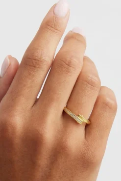 CONNECTION RING (18K GOLD VERMEIL)
