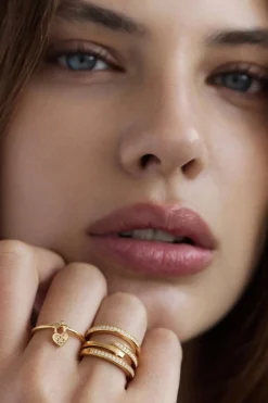 CONNECTION RING (18K GOLD VERMEIL)