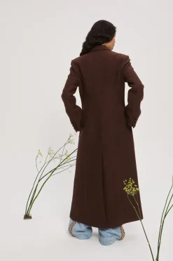COURT COAT (CHOCOLATE) | PRE ORDER