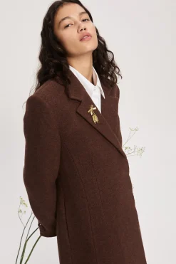 COURT COAT (CHOCOLATE) | PRE ORDER