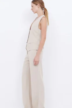 DESIREE STRAIGHT LEG PANT (SAND)