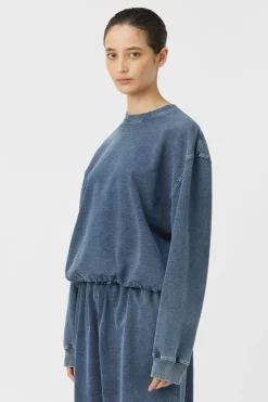 DOVELL CREW (INDIGO DENIM)