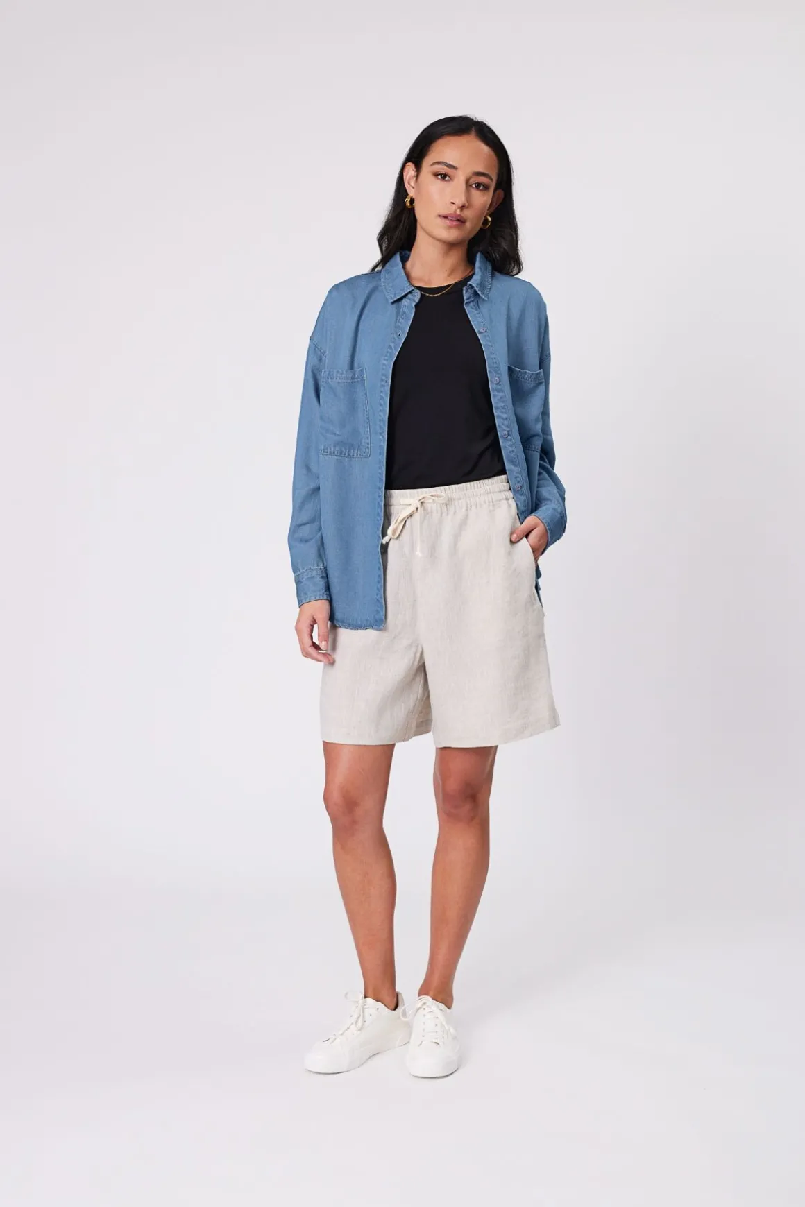 EASE BERMUDA SHORT (NATURAL)