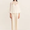 EMORY LACE BLOUSE (IVORY)