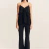 EMORY LACE RUFFLE CAMI (BLACK)