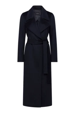 EVANS WOOL COAT (NAVY)