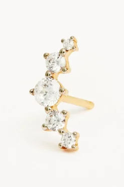 FLY TO THE MOON EARRING (14K SOLID GOLD)