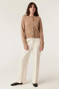 HARRIET MERINO CARDIGAN (CAMEL)