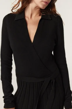 HOLLAND MERINO DRESS (BLACK)