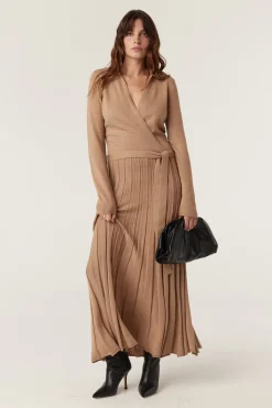 HOLLAND MERINO DRESS (CAMEL)