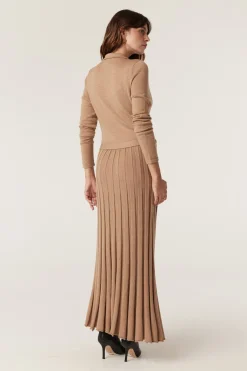 HOLLAND MERINO DRESS (CAMEL)