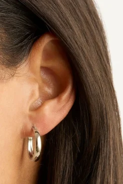INFINITE HORIZON LARGE HOOPS (STERLING SILVER)