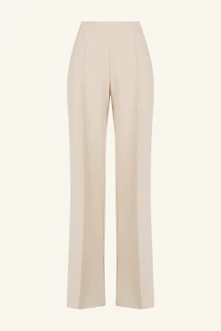 IRENA PINTUCK STRAIGHT LEG PANT (BONE)