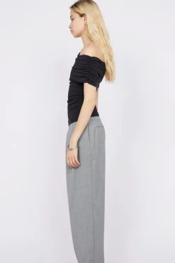 LARSEN DRAPE TOP (BLACK)